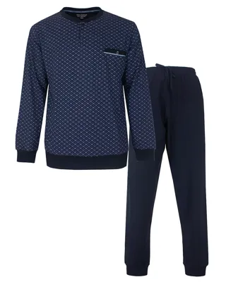 Paul Hopkins pyjama heren lange mouw - Knoopsluiting -