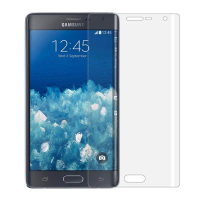 Uiterst dunne gebogen TPU Screen Protector voor Galaxy Note Edge / N915