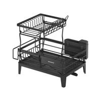 Afdruiprek met Uitschuifbare Tuit en Bestekhouder