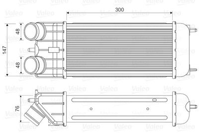 Intercooler, inlaatluchtkoeler 818663