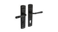 Intersteel achterdeurbeslag Helena PC92mm met kerntrekbeveiliging - oud grijs - thumbnail