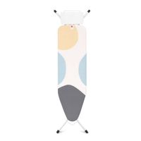 Brabantia Strijkplank B - 124x37 cm Spring Bubbles - met strijkijzerplateau