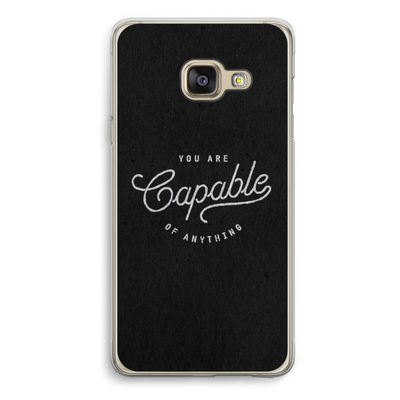 Capable: Samsung A3 (2017) Transparant Hoesje