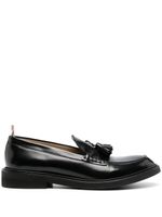 Thom Browne mocassins à glands en cuir - Noir - thumbnail