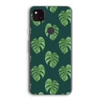 Monstera leaves: Google Pixel 4a 5G Transparant Hoesje