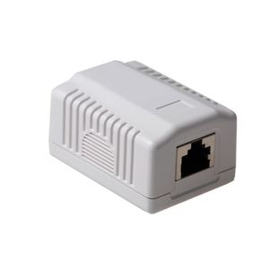 Cat 6 netwerkdoos opbouw 1xRJ45 FA6005 shielded