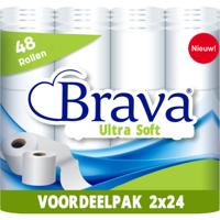 Brava Ultra Soft Toiletpapier 48 Rollen - Comfort & Sterkte