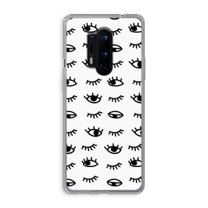 Eye pattern #2: OnePlus 8 Pro Transparant Hoesje