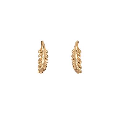 Go Dutch Label Oorbellen Feather Goud