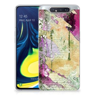 Smartphone hoesje Samsung Galaxy A80 Letter Painting Smartphone hoesje Samsung Galaxy A80 Letter Painting