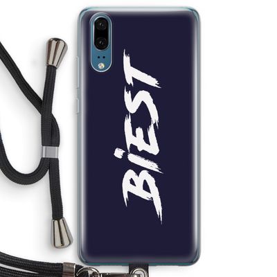 Biest: Huawei P20 Transparant Hoesje met koord