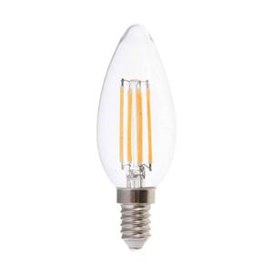 V-TAC VT-1986-N E14 Transparante LED Bol - Helder - Kaars -IP20 - 4W - 400 Lumen - 6500K