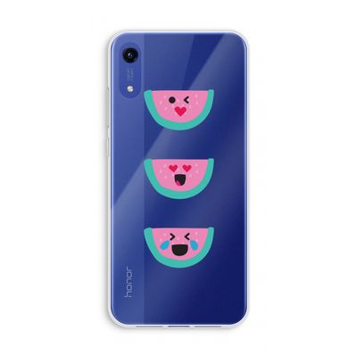 Smiley watermeloen: Honor Play 8A Transparant Hoesje