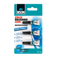 Secondelijm Vloeibaar Mini's 3 x 1g - Bison