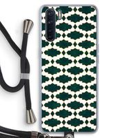 Moroccan tiles: Oppo A91 Transparant Hoesje met koord