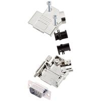 encitech D45PK-M-09-DMP-W-K 6355-8010-01 D-sub male connectorset 45 ° Aantal polen: 9 Soldeerkelk 1 stuk(s) - thumbnail