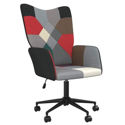 Relaxstoel patchwork stof