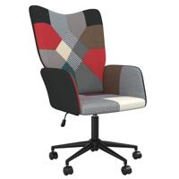 Relaxstoel patchwork stof