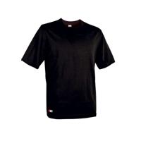 Uniseks T-Shirt met Korte Mouwen Cofra Zanzibar Zwart Maat 2XL