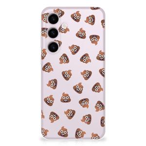 TPU bumper voor Samsung Galaxy S24 Plus Poep Emojis