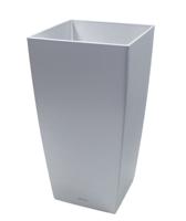 Lechuza Cubico sierpot 30x30x56 cm zilver