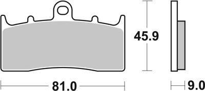 BREMBO Remblokken, voor de moto, Road Gesinterd Metaal 07GR62SA