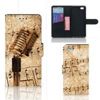 Huawei Ascend P8 Lite | Telefoonhoesje met foto | Bladmuziek