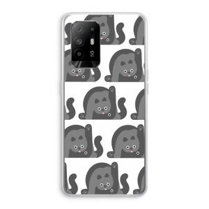 Cats: Oppo A95 5G Transparant Hoesje