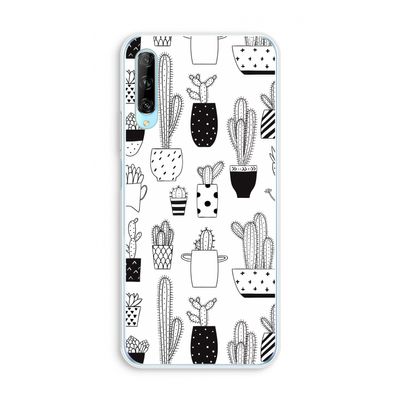 Cactusmotief: Huawei P Smart Pro Transparant Hoesje
