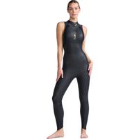 2XU Propel:1 mouwloos wetsuit zwart/oranje dames M