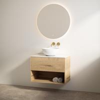 Badmeubelset Best Design Rigatti 100 cm Halifax + Glans Wit Blad