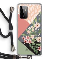Sweet heaven geometrics: Samsung Galaxy A72 5G Transparant Hoesje met koord