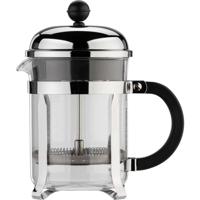 bodum PRESS CHAMBORD Cafetière Transparant, Chroom Capaciteit koppen: 4