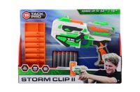 Tack Pro Storm Clip II met 6 round clip en 6 darts 31 cm