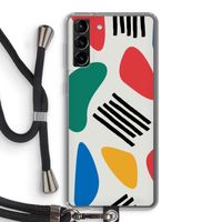 Illustratieve pop 1: Samsung Galaxy S21 Plus Transparant Hoesje met koord