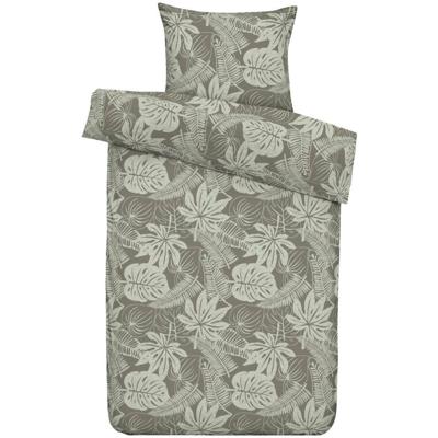 2e Halve Prijs Leen Bakker - Dekbedovertrek Joep - 140x220 Cm - Polyester/Katoen - Groen