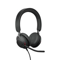 Jabra Evolve2 40 SE Headset Bedraad Hoofdband Oproepen/muziek USB Type-C Zwart - thumbnail