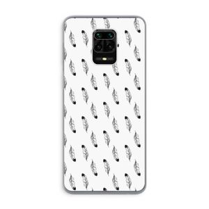 Pluimen: Xiaomi Redmi Note 9 Pro Transparant Hoesje