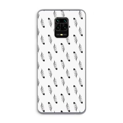 Pluimen: Xiaomi Redmi Note 9 Pro Transparant Hoesje