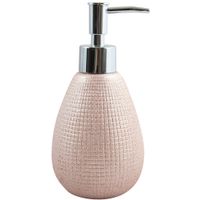 MSV Zeeppompje/dispenser - Shanghai - keramiek - rose goud - 8 x 17 cm - 260 ml   -