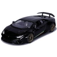 Modelauto/speelgoedauto Lamborghini Huracan Performante - zwart - schaal 1:24/19 x 8 x 5 cm   - - thumbnail