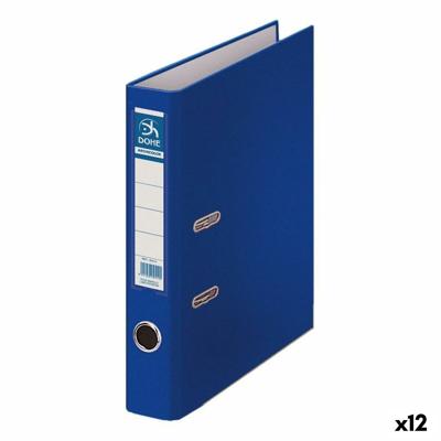 Map met hendelboog DOHE A4 Blauw 28,5 x 32 x 45 cm (12 Stuks)