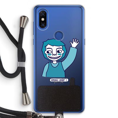 Zwaai: Xiaomi Mi Mix 3 Transparant Hoesje met koord