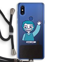 Zwaai: Xiaomi Mi Mix 3 Transparant Hoesje met koord