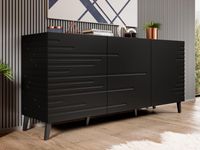 Dressoir DORY 3 deuren zwart