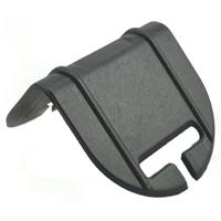 Kunststof hoekbeschermers zwart 22 x 41 mm (max. bandbreedte x vleugelbreedtes) met t-gap