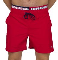 Tommy Hilfiger Zwemshort medium drawstring rood