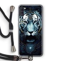 Darkness Tiger: Samsung Galaxy A11 Transparant Hoesje met koord