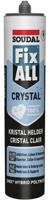 Soudal fix - all crystal | lijm- en voegkit | transparant | 290 ml - 110980