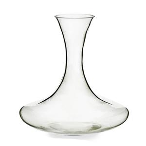 Wijn karaf / decanteer schenkkan - glas - 1,4 liter - 22 x 23 cm - wijn laten luchten